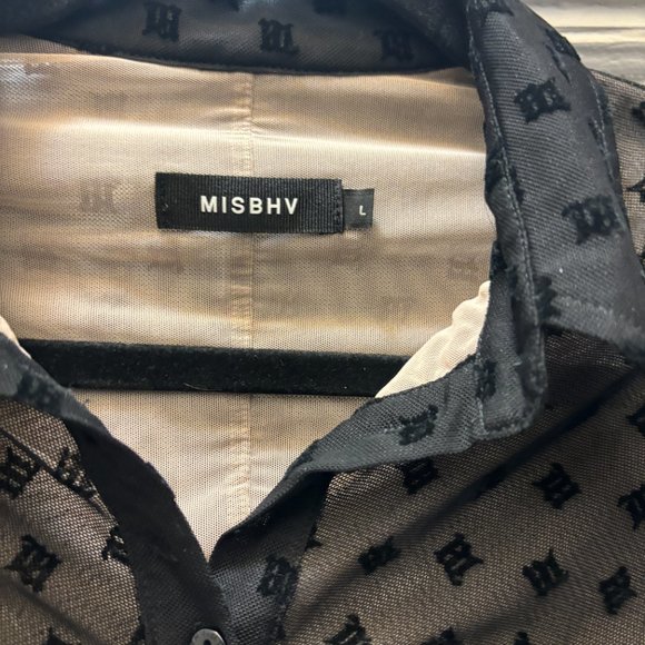 MISBHV sheer mesh set shirt and pants 2 piece outfit - Picture 4 of 9